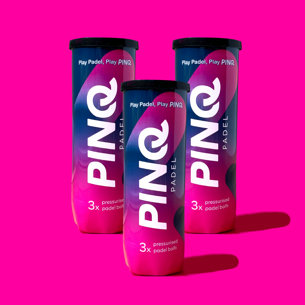 PINQ Padel Balls - Triple Pack (3x3 balls)