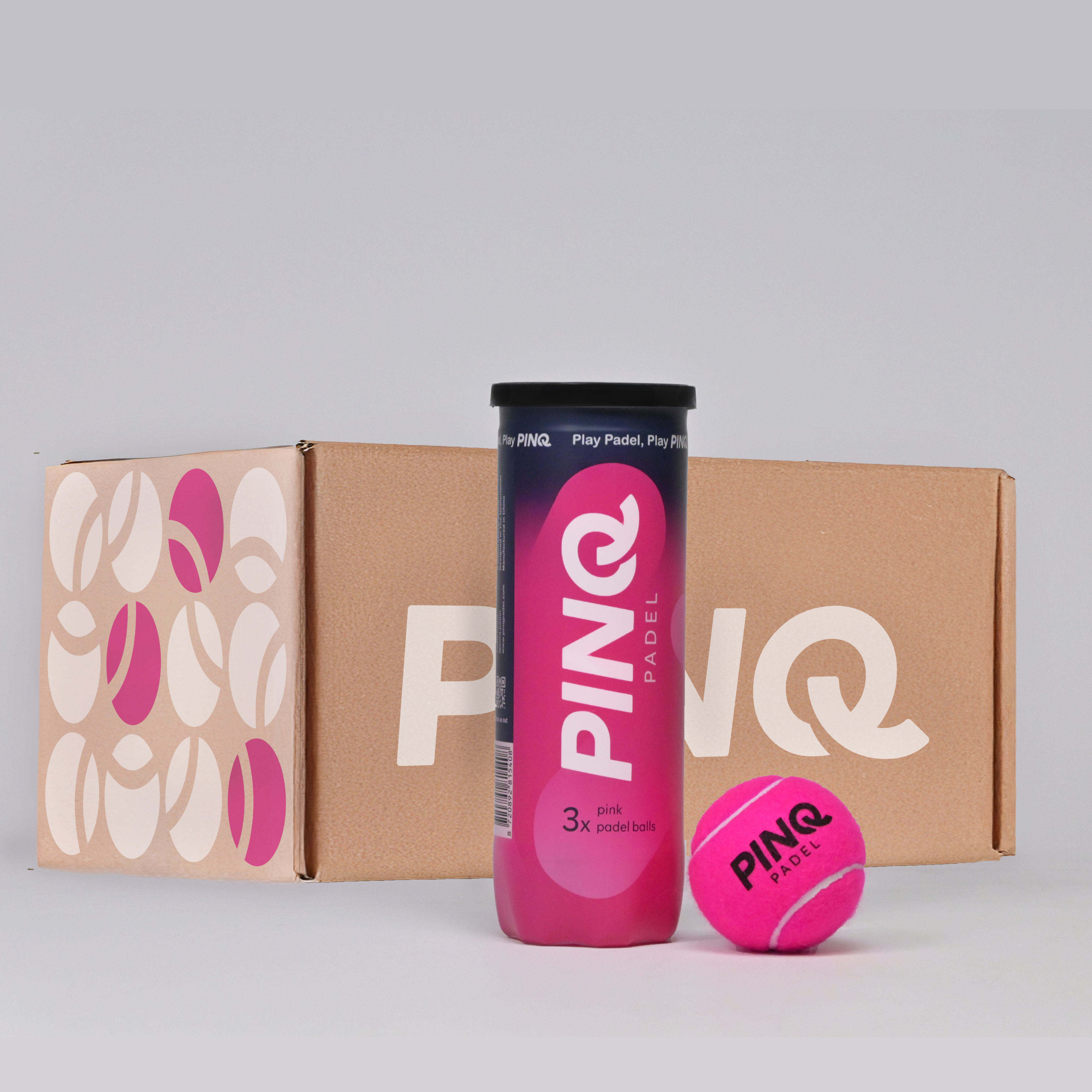 PINQ Padel Balls - Box Pack (24x3 balls)